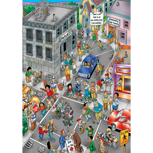 School Run 500 Piece Jigsaw Puzzle