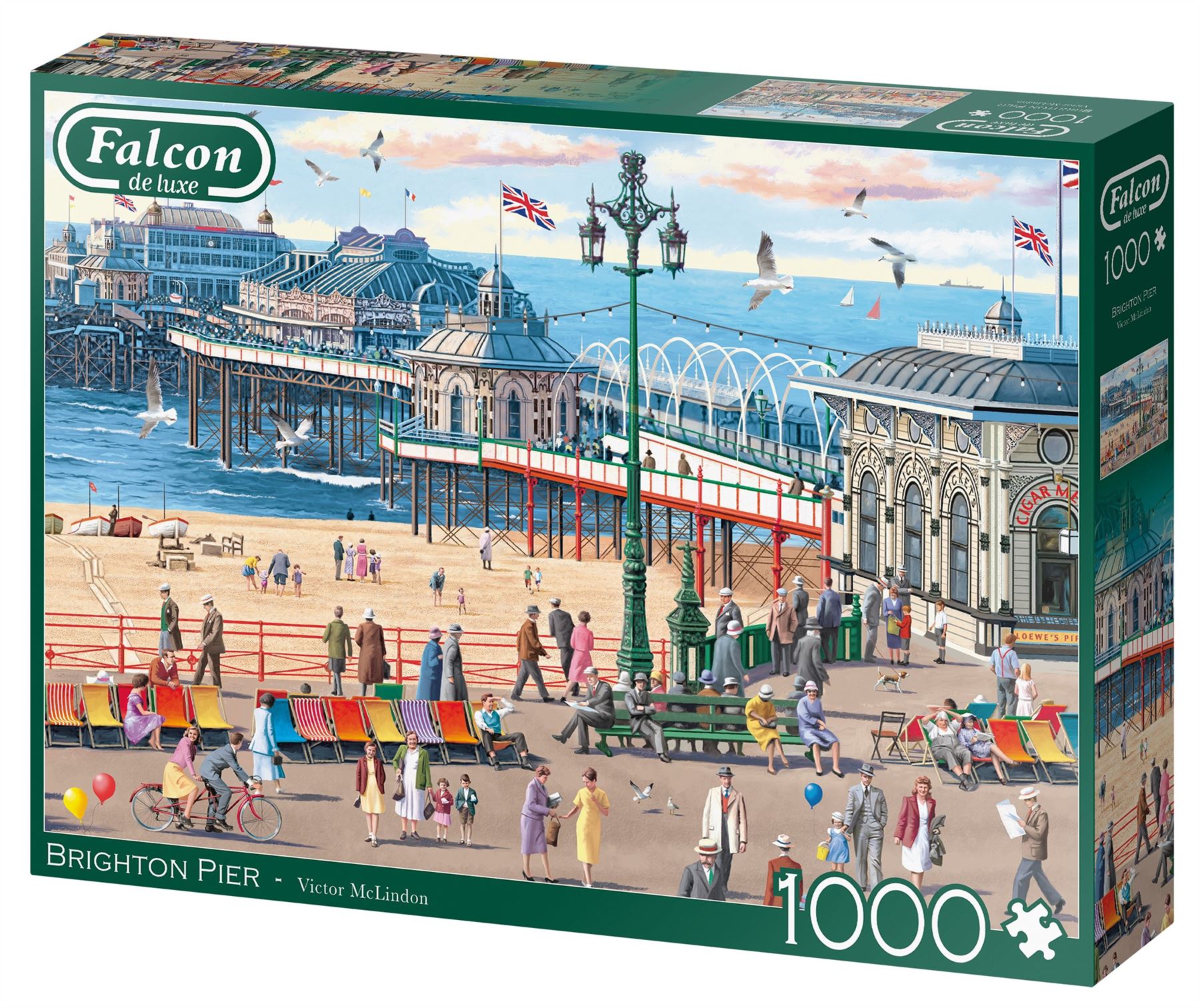 Brighton Pier 1000 Piece Jigsaw Puzzle box 2