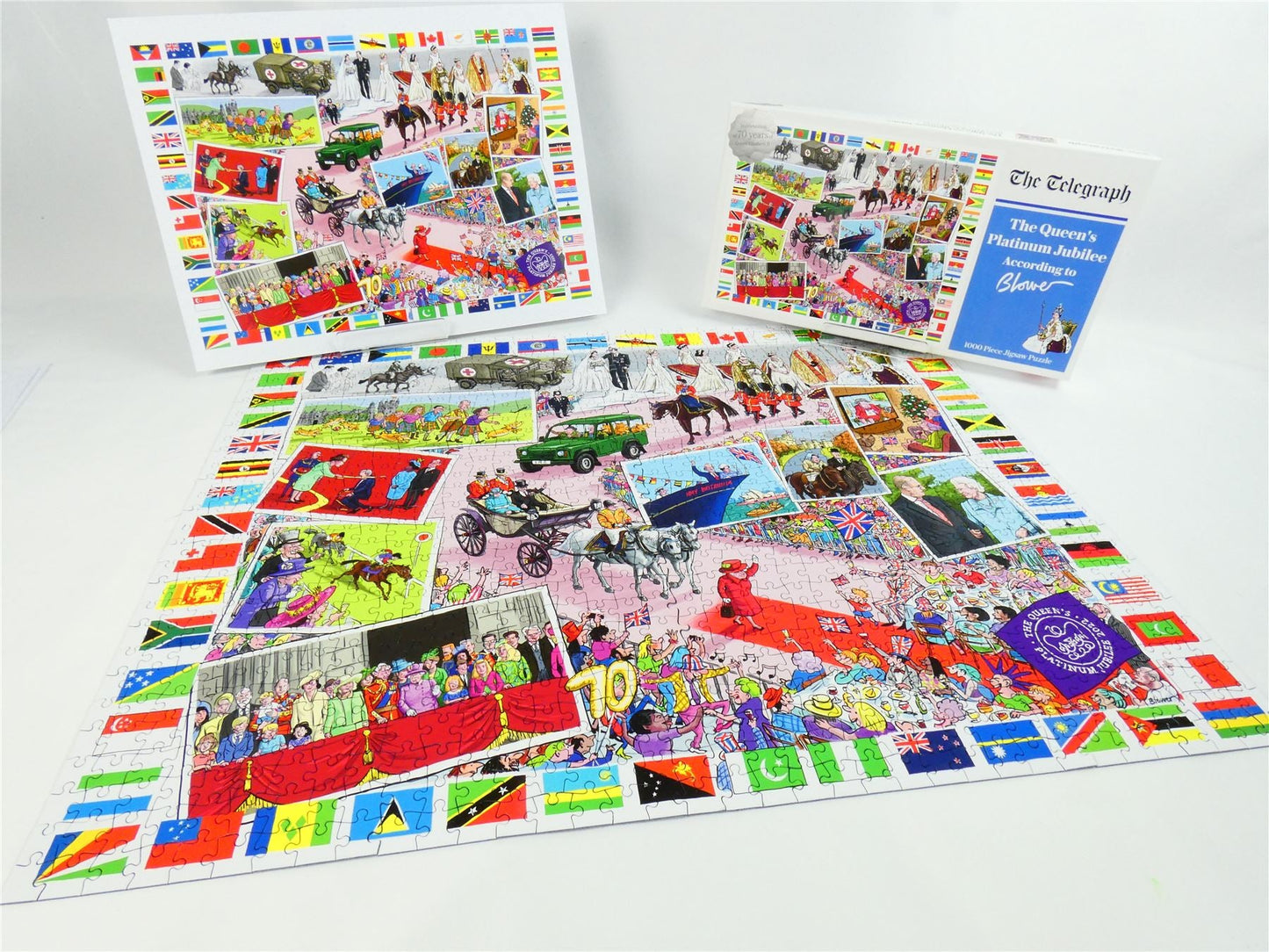 The Queen's Platinum Jubilee 2022  According to Blower Jigsaw Puzzle 1