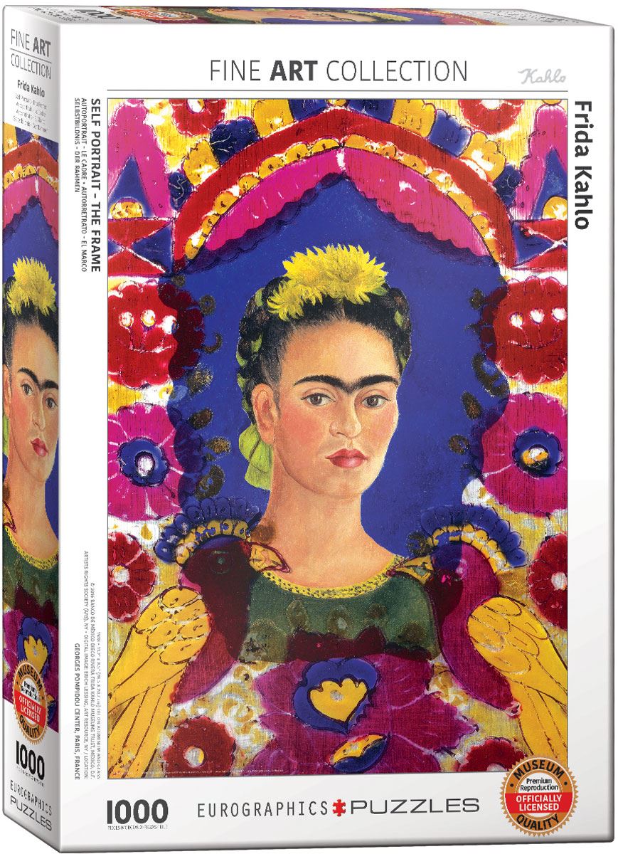 Kahlo Self Portrait with Birds 1000 Piece Jigsaw Puzzle