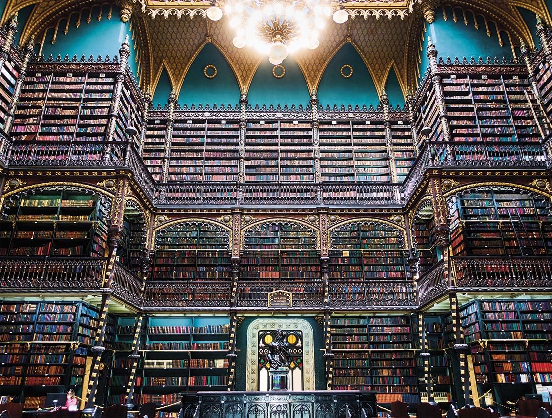 The Grand Library 1000 or 500 Piece Jigsaw Puzzle