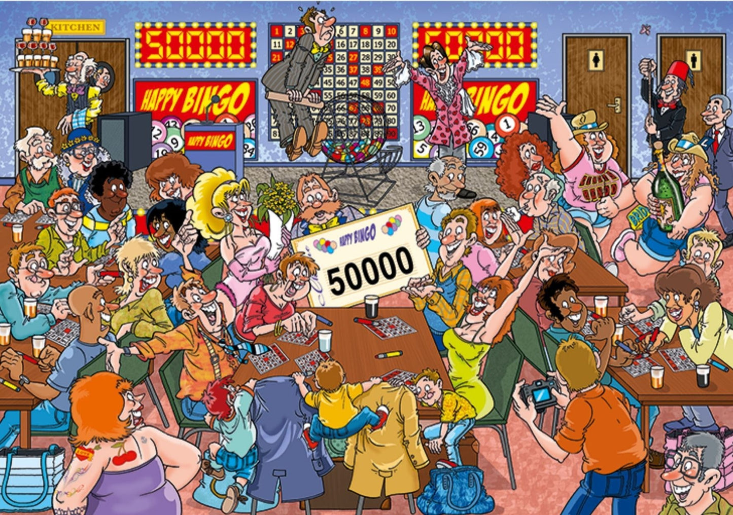 Wasgij Mystery 19 Bingo Blunder! 1000 Piece Jigsaw Puzzle