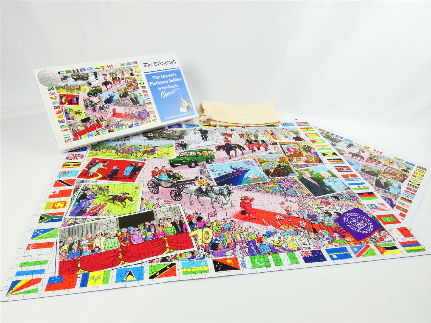 The Queen's Platinum Jubilee 2022  According to Blower Jigsaw Puzzle 2