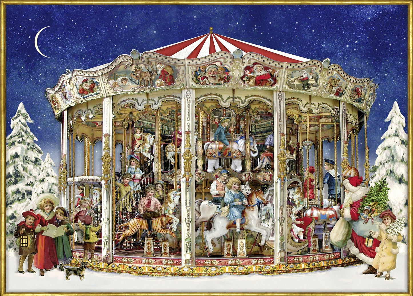 Christmas Carousel - Coppenrath 1000 Piece Jigsaw Puzzle