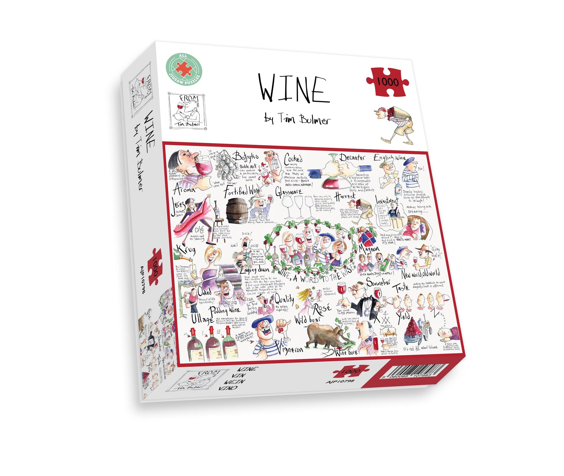 Wine - Tim Bulmer 1000 Piece Jigsaw Puzzle box