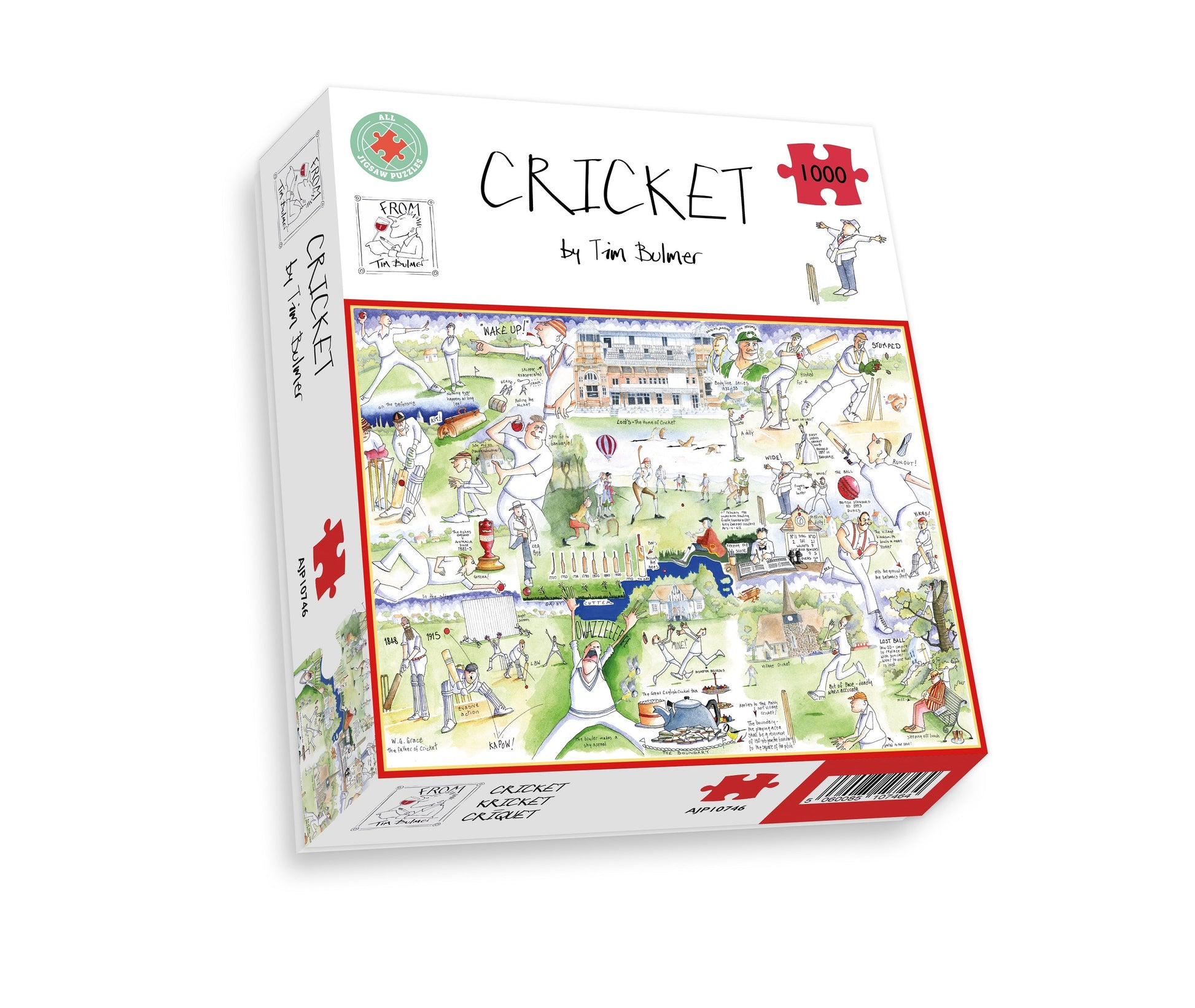 Cricket - Tim Bulmer 1000 Piece Jigsaw Puzzle box