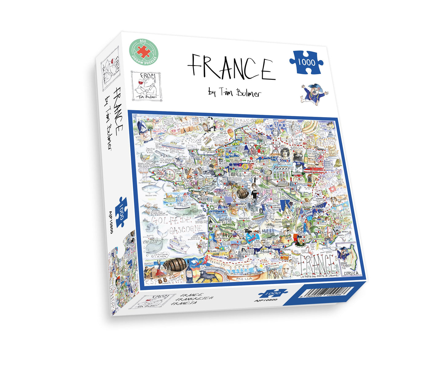 France - Tim Bulmer 1000 Piece Jigsaw Puzzle box