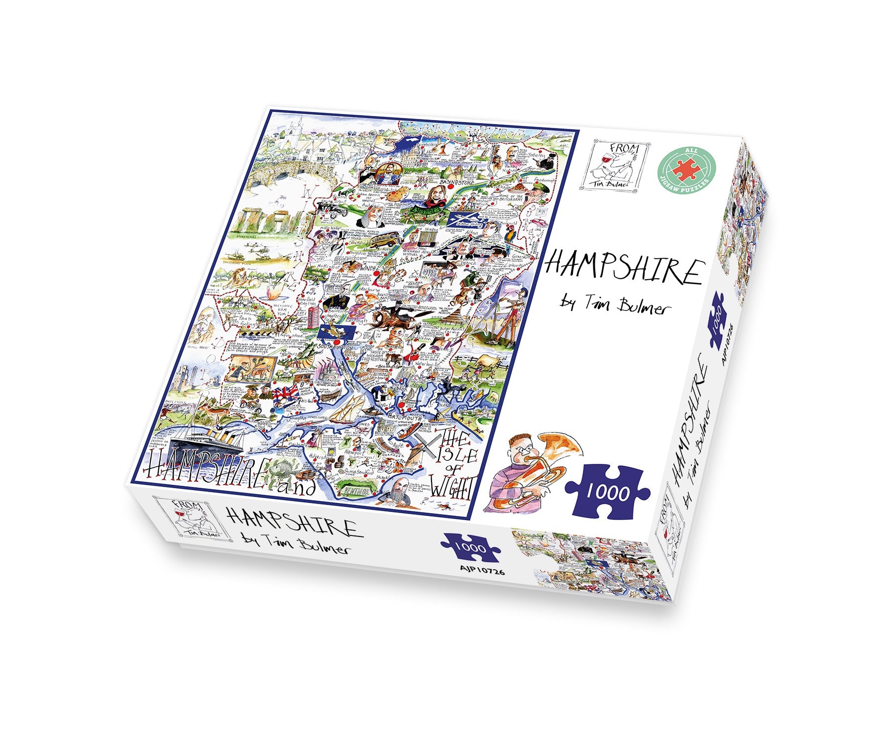 Hampshire - Tim Bulmer 1000 piece Jigsaw box