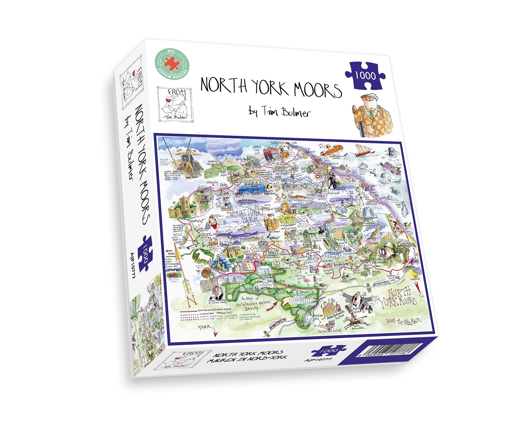 North York Moors - Tim Bulmer 1000 Piece Jigsaw Puzzle box