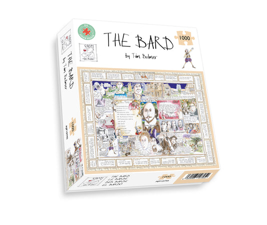 The Bard - Tim Bulmer 1000 Piece Jigsaw Puzzle box