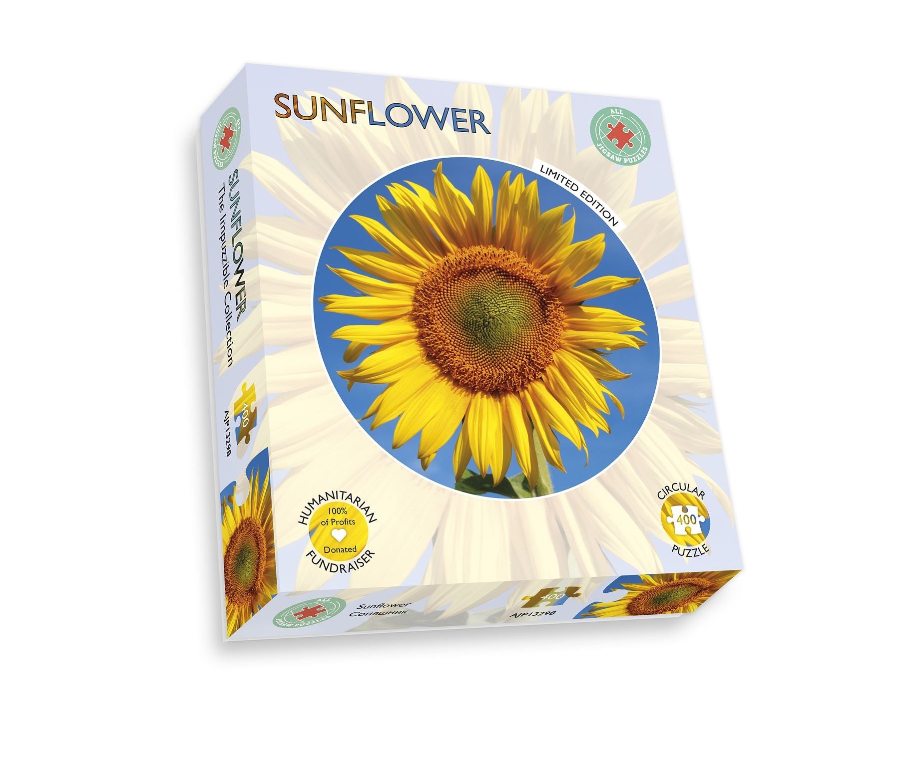 Sunflower - Impuzzible 400 Piece Jigsaw Puzzle box
