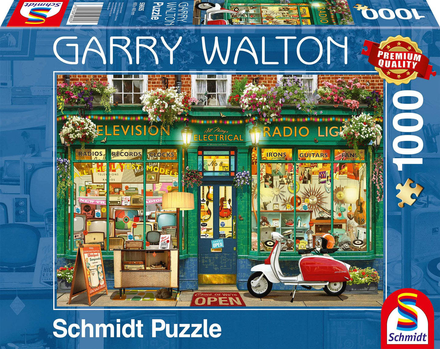 Garry Walton: Electronics Store 1000 Piece Jigsaw Puzzle box
