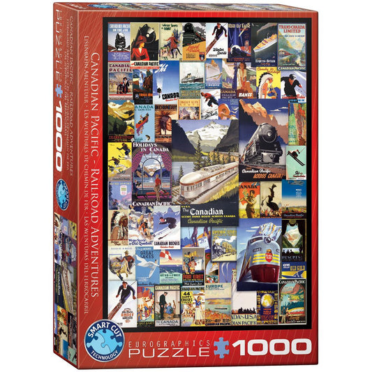 Railroad Adventures 1000 Piece Jigsaw Puzzle