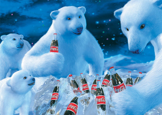 Coca Cola: Polar Bears 1000 Piece Jigsaw Puzzle