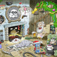 Christmas at Chaos House- No.2 300 Piece Wooden Jigsaw Puzzle