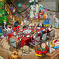 Chaos at Christmas Lunch - No. 11 300 Piece Wooden Jigsaw Puzzle