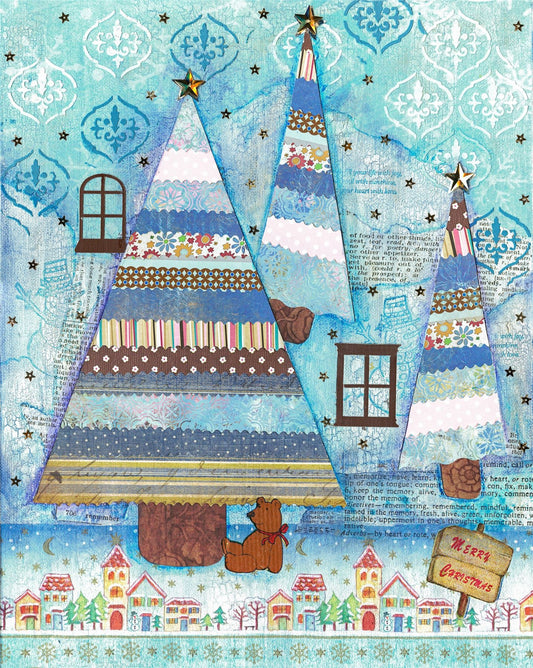 Christmas Card Art 1000 Piece Jigsaw Puzzle