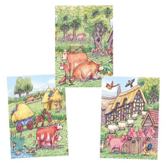 Wildermere Farm - Armand Foster 3 x 24 Piece Kids Jigsaw Puzzle