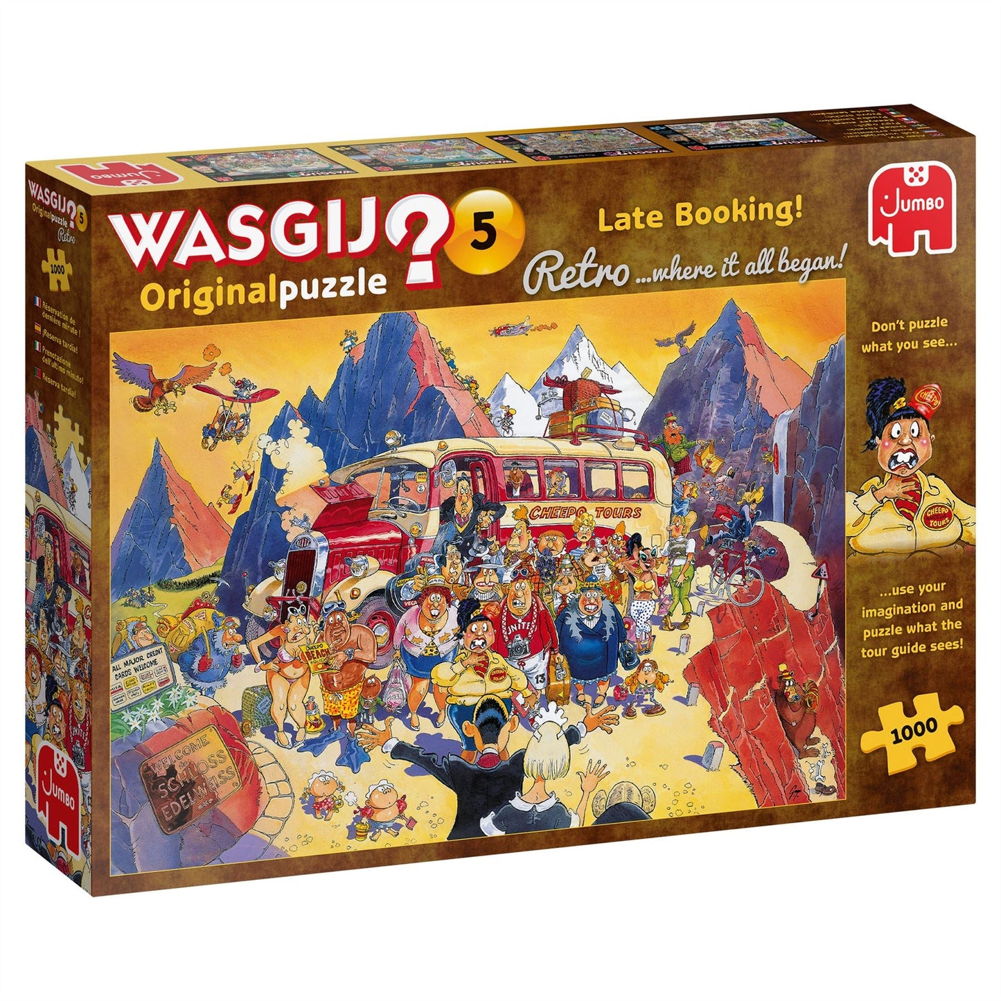 Wasgij Retro 5 Late Booking! 1000 Piece Jigsaw Puzzle 2