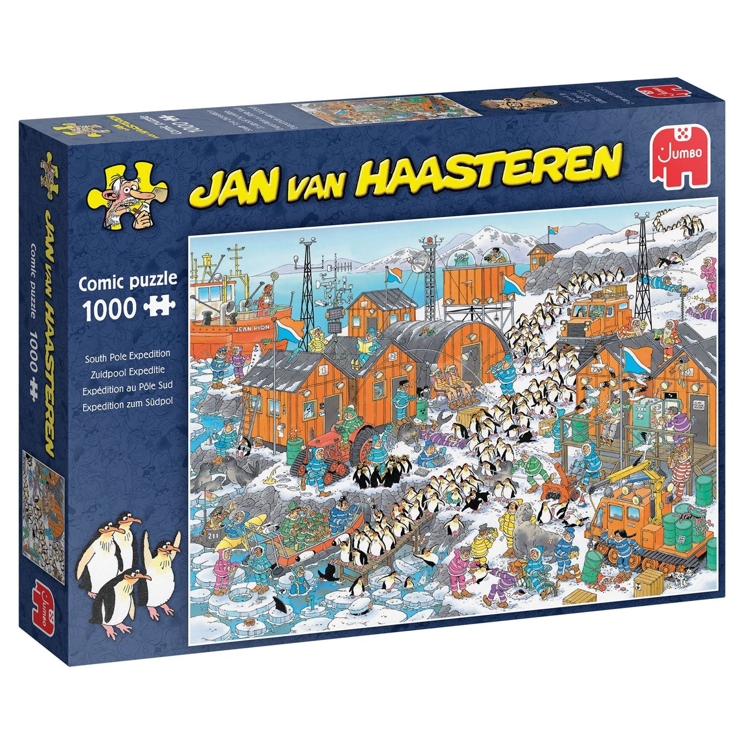 Jan van Haasteren South Pole Expedition 1000 Piece Jigsaw Puzzle box 2 