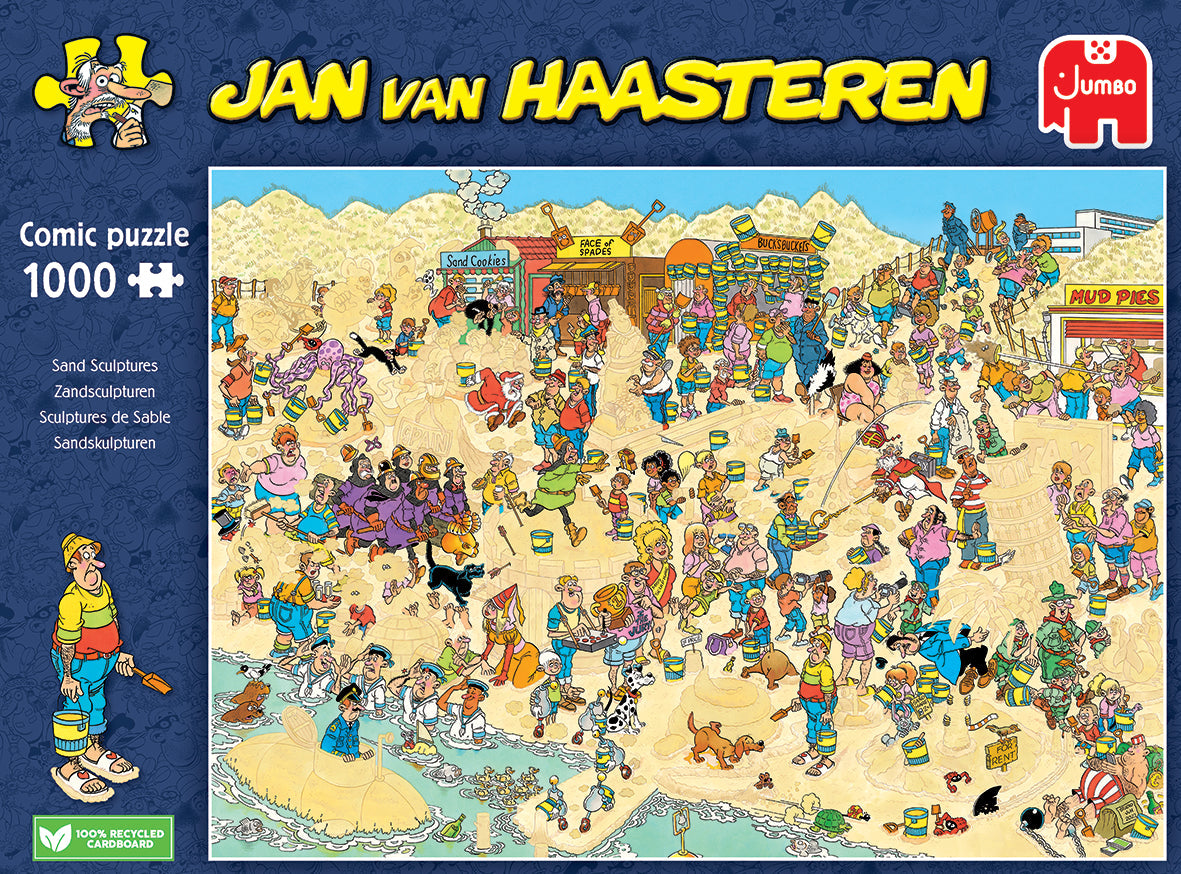 Jan van Haasteren Sand Sculptures 1000 Piece Jigsaw Puzzle