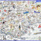 Map of Devon - Tim Bulmer - 300 Piece Wooden Jigsaw Puzzle