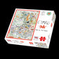 Tim Bulmer Map of Wales - 1000 Piece Jigsaw Puzzle