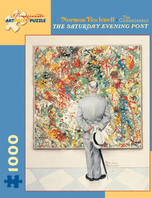 Norman Rockwell: The Connoisseur The Saturday Evening Post 1000 Piece Jigsaw