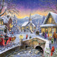 Christmas Village Glow  -  300 Piece Wooden Jigsaw Puzzle