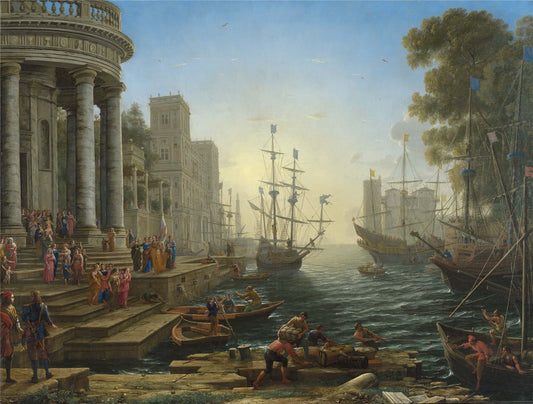 Seaport with the Embarkation of Saint Ursula - National Gallery 1000 Piece Jigsaw Puzzle