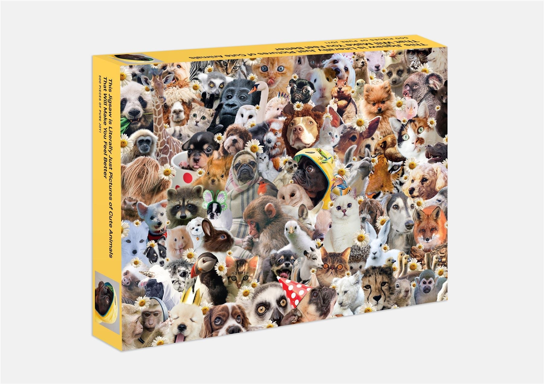 This Jigsaw is Literally Just Pictures of Cute Animals That Will Make You Feel Better, 500 Piece Jigsaw Puzzle
