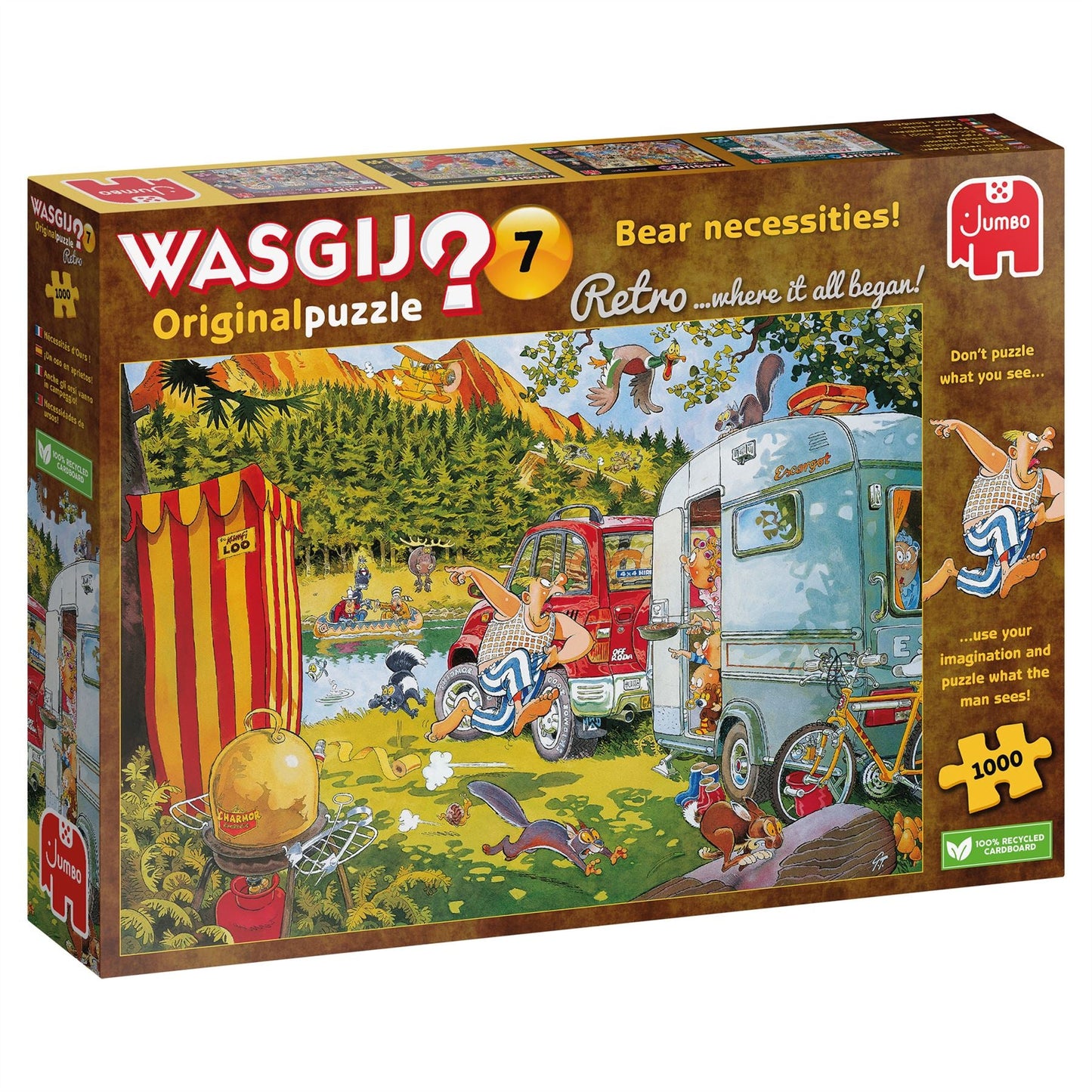 Wasgij Retro Original 7 Bear Necessities! 1000 Piece Jigsaw Puzzle