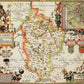 Bedfordshire Historical Map 1000 Piece Jigsaw Puzzle (1610) - All Jigsaw Puzzles UK
 - 1
