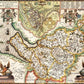 Cheshire Historical Map 1000 Piece Jigsaw Puzzle (1610) - All Jigsaw Puzzles UK
 - 1