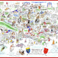 Jigsaw Puzzle - Comical Map Of Sussex - Tim Bulmer 1000 Piece Jigsaw Puzzle