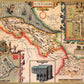 Flintshire Historical Map 1000 Piece Jigsaw Puzzle (1610) - All Jigsaw Puzzles UK
 - 1