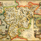 Merionethshire Historical Map 1000 Piece Jigsaw Puzzle (1610) - All Jigsaw Puzzles UK
 - 1
