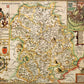 Shropshire Historical Map 1000 Piece Jigsaw Puzzle (1610) - All Jigsaw Puzzles UK
 - 1