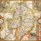 Warwickshire Historical Map 1000 Piece Jigsaw Puzzle (1610) - All Jigsaw Puzzles UK
 - 1