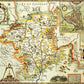 Worcestershire Historical Map 1000 Piece Jigsaw Puzzle (1610) - All Jigsaw Puzzles UK
 - 1