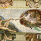 Creation of Adam by Michelangelo 300 Piece Wooden Jigsaw Puzzle