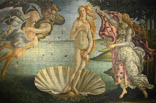 Birth of Venus by Botticelli 300 Piece Wooden Jigsaw Puzzle