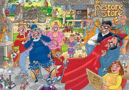 Wasgij Original 41 The Restore Store! 1000 Piece Jigsaw Puzzle