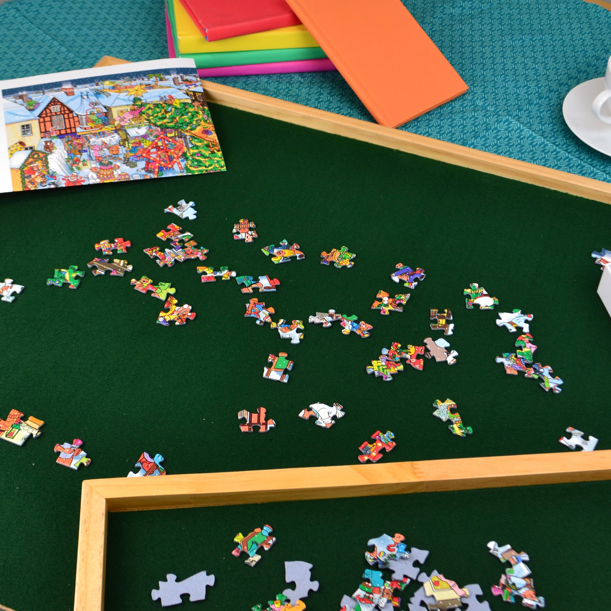 Wooden Jigsaw Puzzle Table - Premium 3